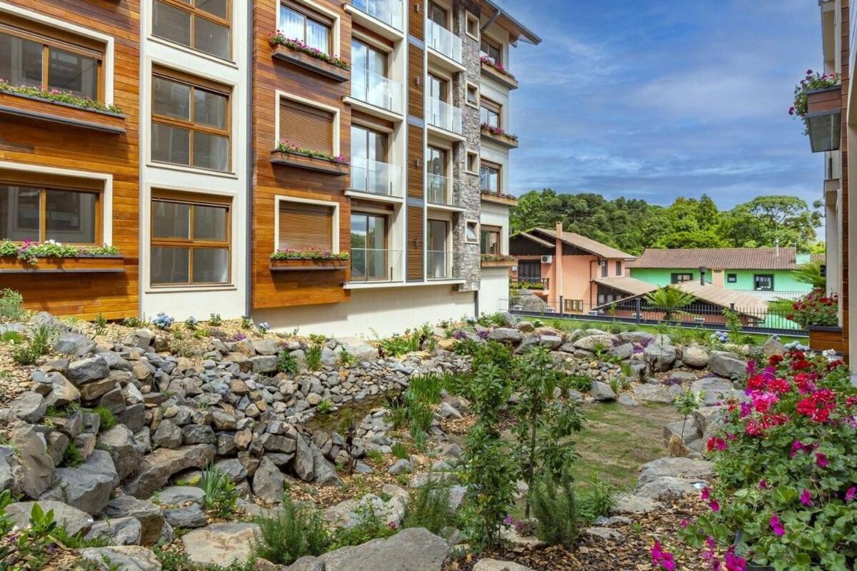 Rosa Edificio Bellagio Canela Com Infraestrutura Completa Apartment Екстериор снимка