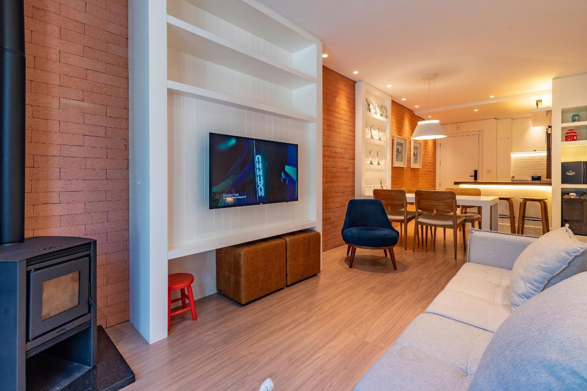 Rosa Edificio Bellagio Canela Com Infraestrutura Completa Apartment Екстериор снимка